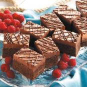 Raspberry Truffle Brownies Recipe