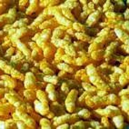 Puffed Saffron Rice
