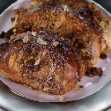 Baked French Toast with Praline Topping