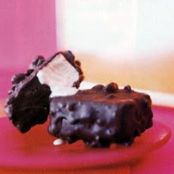 Chocolate Covered Banana-Creme Fraiche Ice Cream Bars