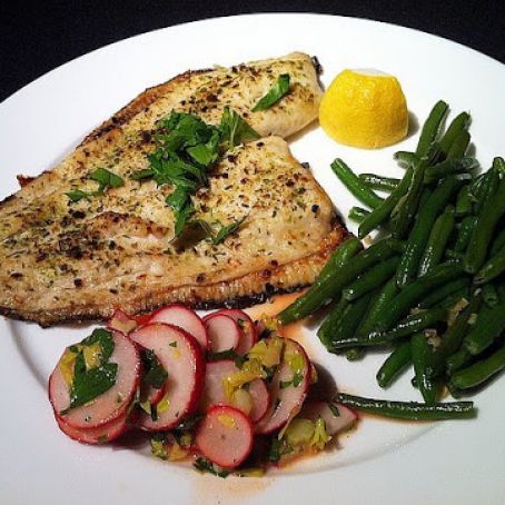 Broiled Fillet of Flounder