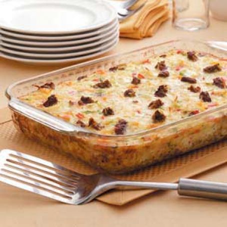 Meatless Egg Bake Recipe