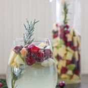 Cranberry & Rosemary White “Christmas” Sangria