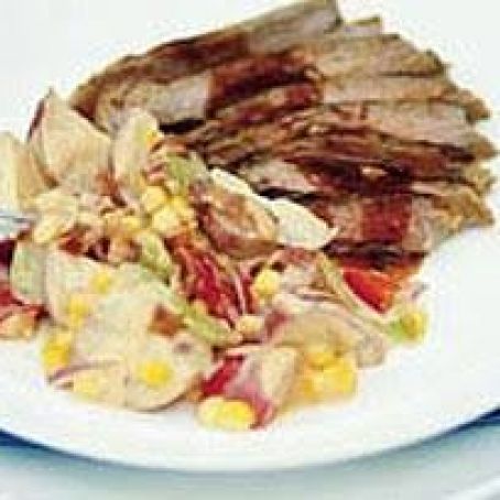 BBQ Potato, Bacon & Corn Salad