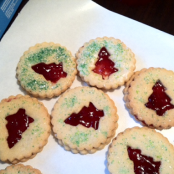 Linzer heart cookies