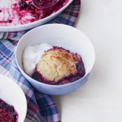 Skillet Biscuits with Berries
