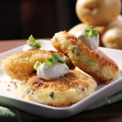 Simply Smashed Potato Cakes ( Bobby Deen)