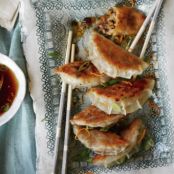 Vegetable Gyoza with Orange Ponzu Sauce
