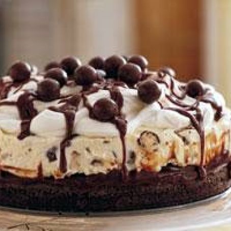 Chocolate Malt Ice Cream Cake