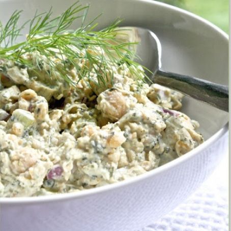 Chickpea with Egg & Tuna salad