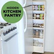 Secret Shelf Is Perfect For Kitchens With Zero Storage