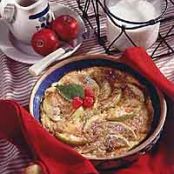 Oven Apple Raisin Pancake