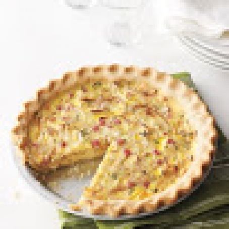 Ham & Swiss Quiche