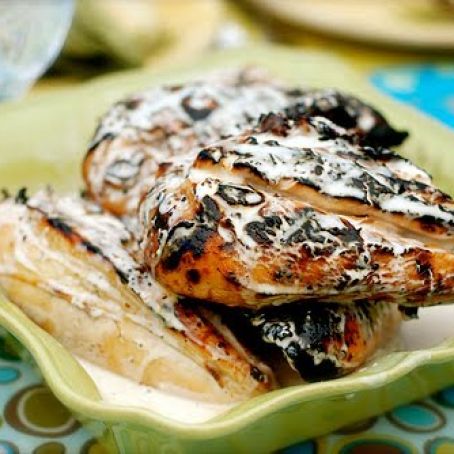 Big Bob Gibson's Grilled BBQ Chicken in White Sauce
