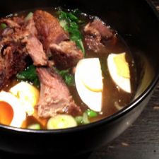 Gingery Pork & Bok Choy Soup