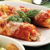 Sausage Stuffed Manicotti