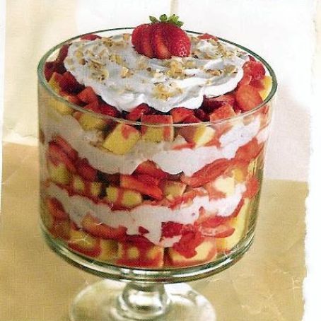 Strawberry Cream Trifle