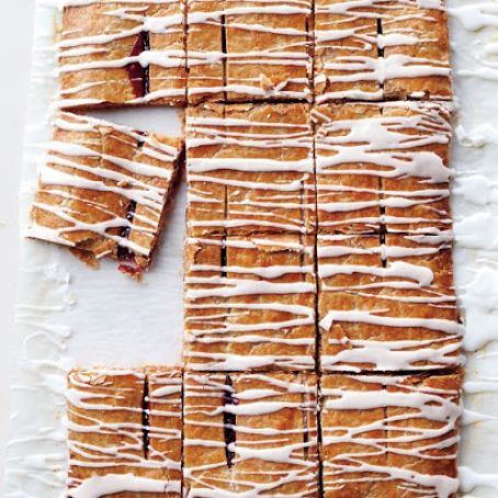 Graham-Flour and Jam Pastry Squares