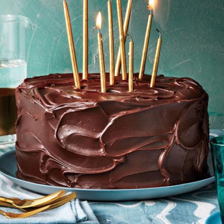 Chocolate-Caramel Triple-Layer Cake