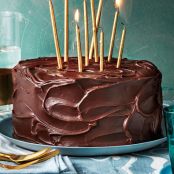 Chocolate-Caramel Triple-Layer Cake
