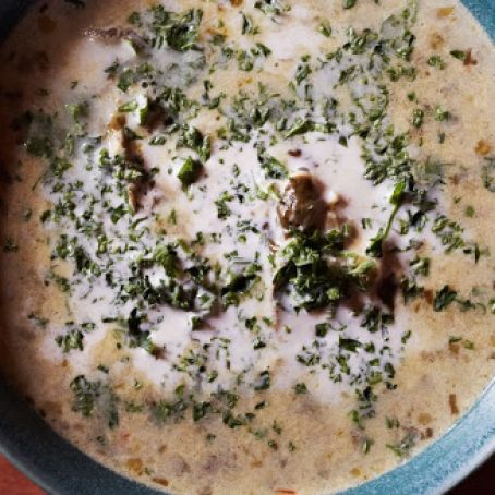 Creamy Oyster and Watercress Stew