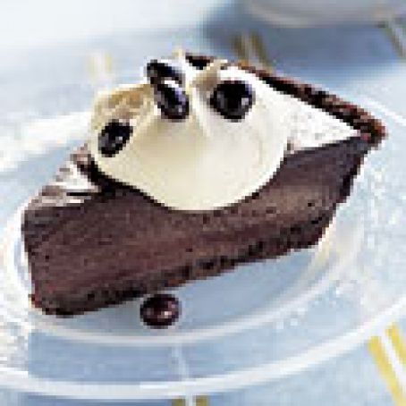 Triple Chocolate Pudding Pie with Cappucino Cream