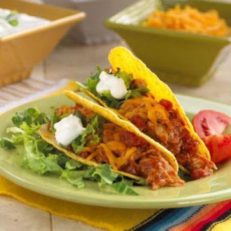 Slow-Cooker Chicken Tacos