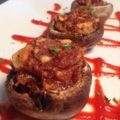 Bacon Jam Stuffed Mushrooms