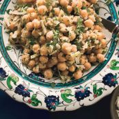Chickpea Salad with Lemon, Parmesan, and Fresh Herbs