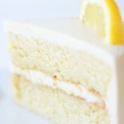 Golden Buttermilk Cake with Simple Lemon Buttercream