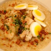Chicken Arroz Caldo (Chicken Rice Porridge)