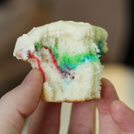 Psychedelic Cupcakes