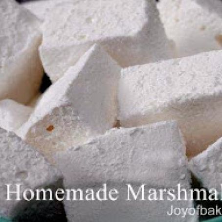 Homemade Marshmallows Recipe