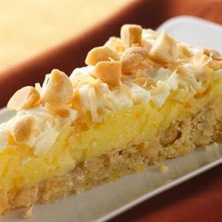 Orange Cream-Macadamia Torte