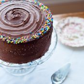 Double Chocolate Cherry Cake