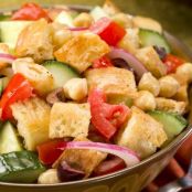 Greek Panzanella Salad