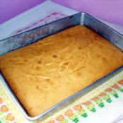 White or Yellow Cake