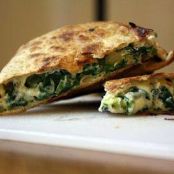 Spinach Pie Quesadilla