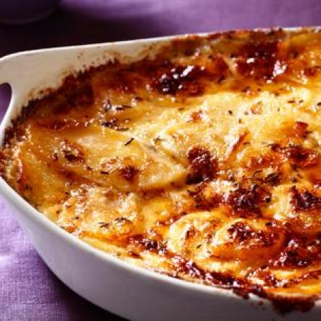 Scalloped Potatoes with Creme Fraiche