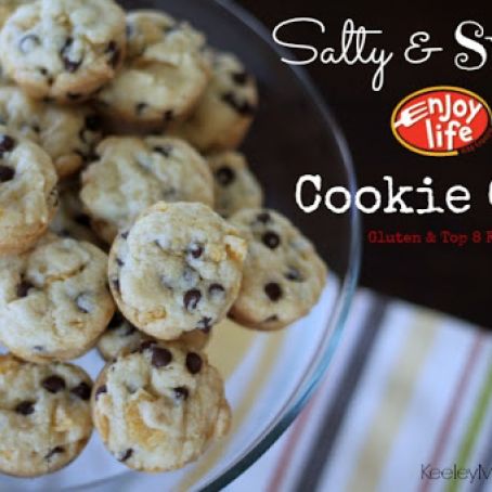 Salty & Sweet Baked Cookie Cups {Gluten & Top 8 Free}