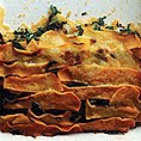 Butternut Squash and Creamed Spinach Gratin
