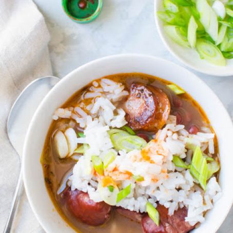 Sausage and Red Bean Soup