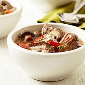 Chunky Pot Roast-Portobello Soup