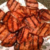 Grilled Honey Garlic Pork Chops