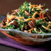 Raw Kale Salad with Root Vegetables