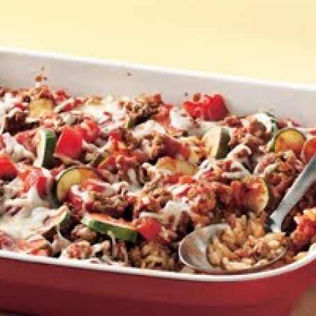Zucchini 'n Hamburger Casserole