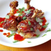 Chicken Lollipops with Honey Chili-Sauce