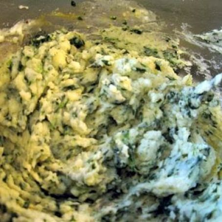 Sides (Spinach Mashed Potatoes)
