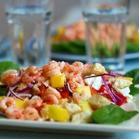 Couscoussallad med chiliräkor