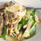 Warm Artichoke and Mushroom Salad